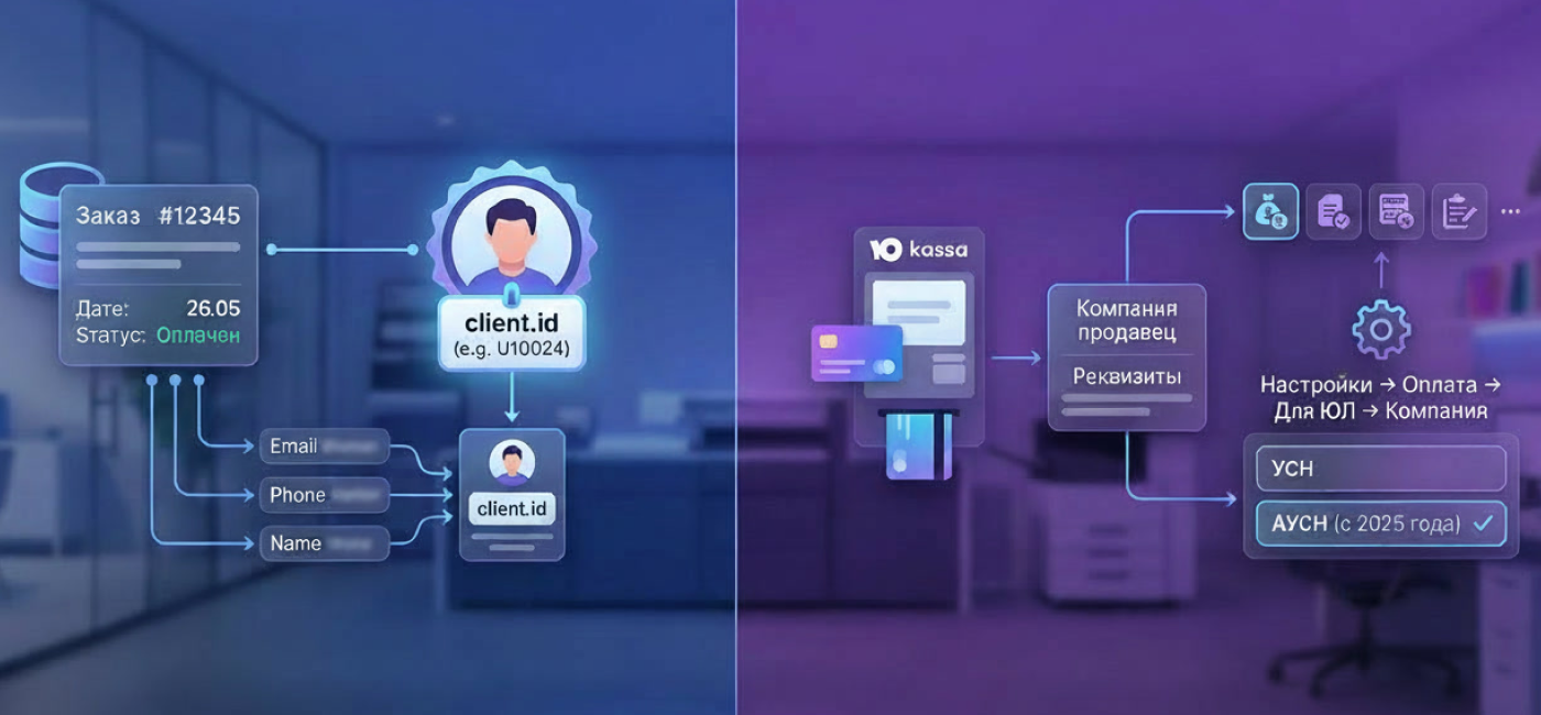 Обновления платформы: client.id и настройки СНО