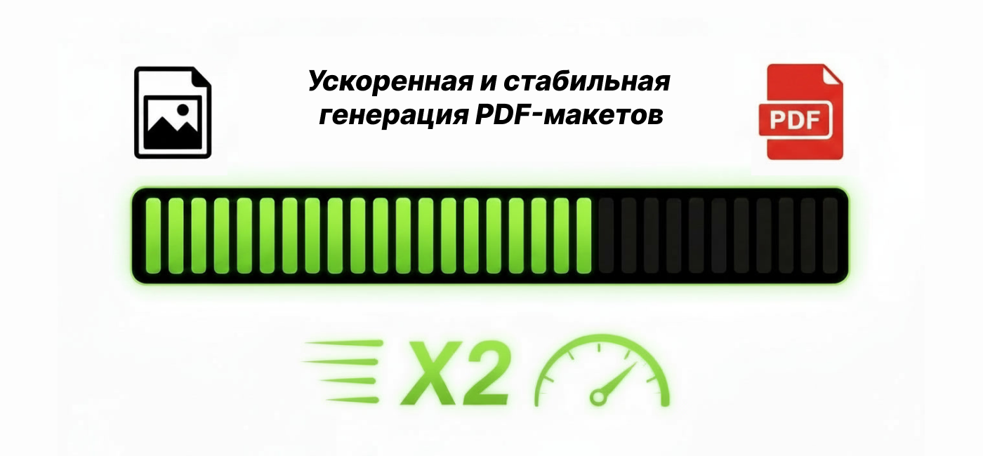 Ускоренная генерация печатных файлов — стабильность и скорость